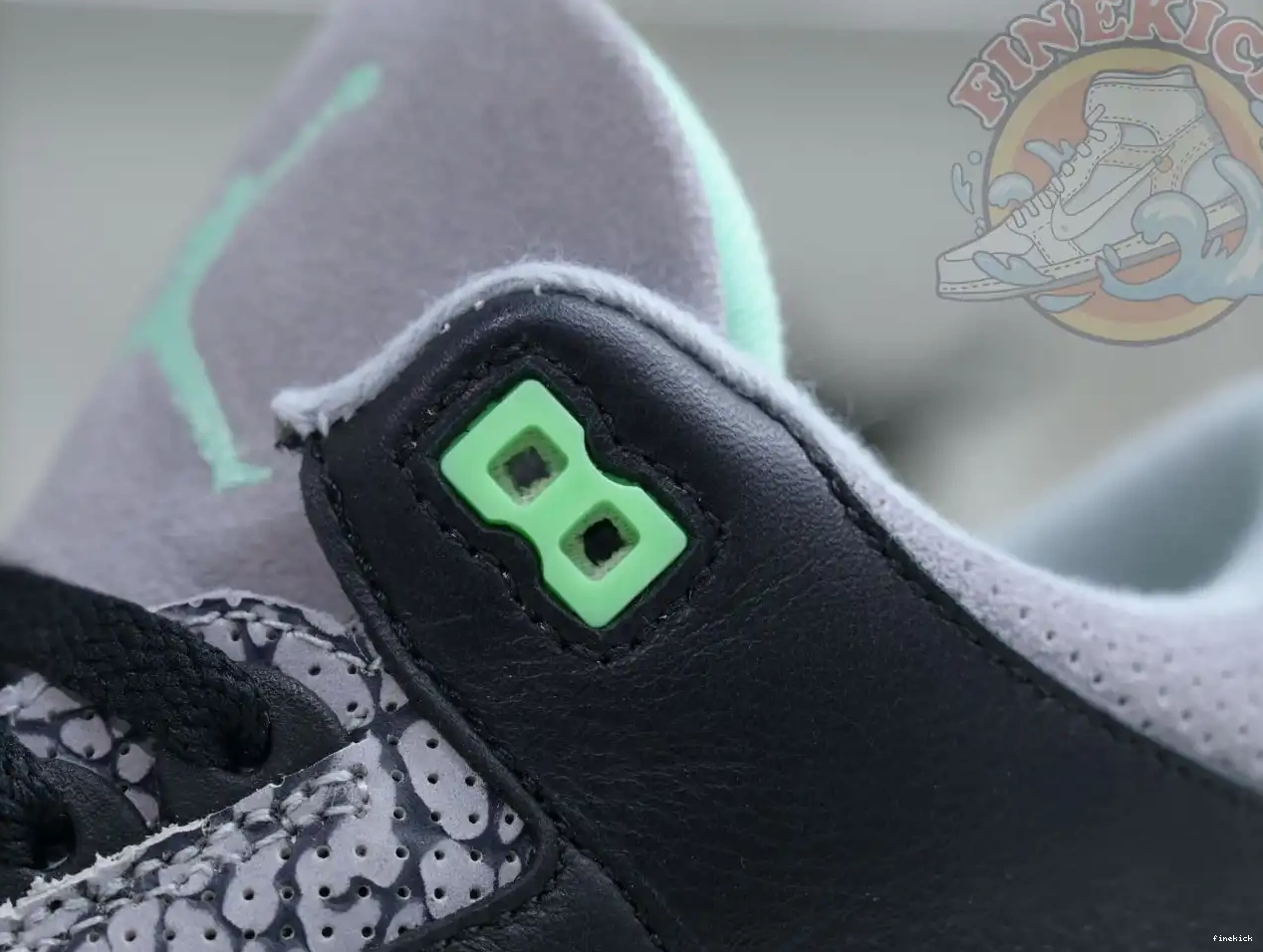 Green Glow Air Jordan 3 0613
